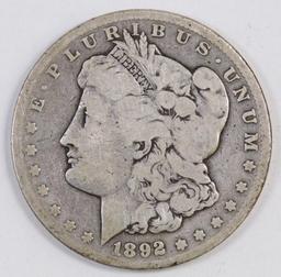 1892 CC Morgan Silver Dollar.