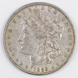 1893 P Morgan Silver Dollar.