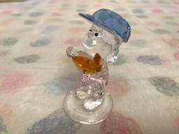 Crystal World Lucy Plays Second Base Figurine