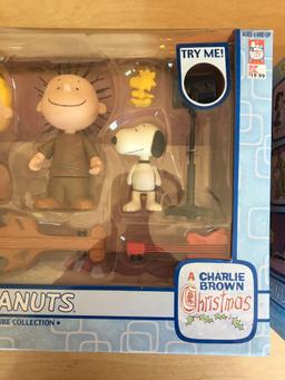 Group of 2 Peanuts A Charlie Brown Christmas Figure Collection Sets