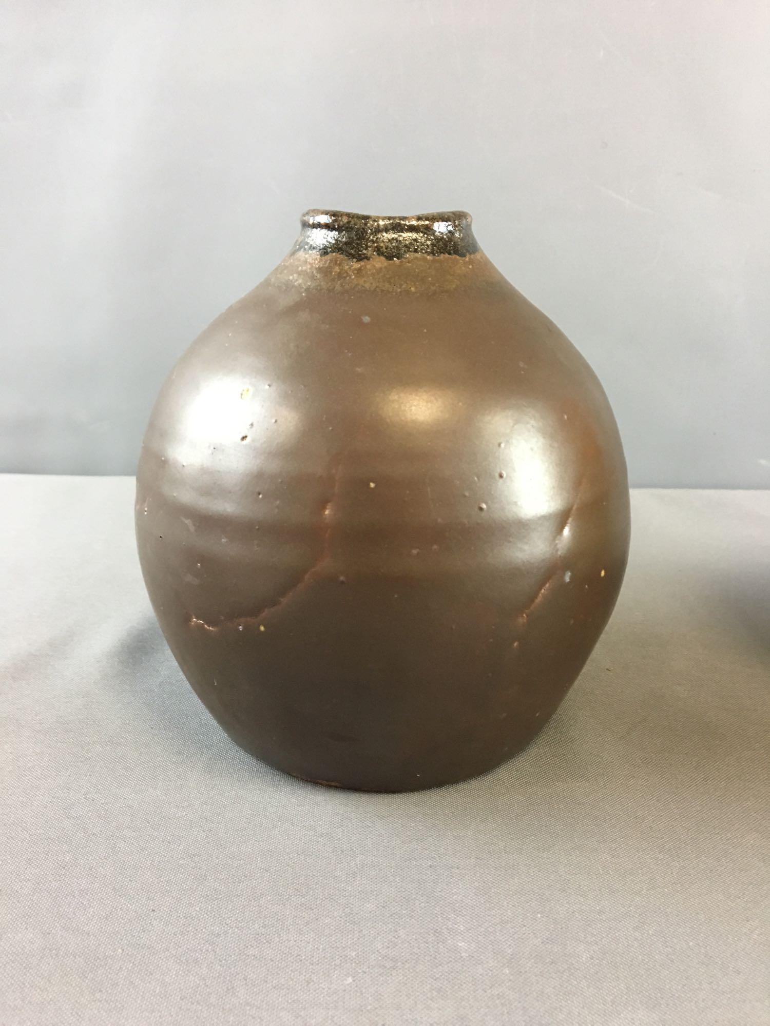 Group of 9 Vintage Pottery Vases and more