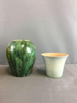 Group of 9 Vintage Pottery Vases and more