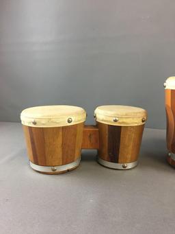 Group of 2 Bongo Drums