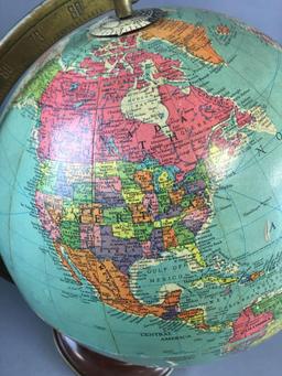 Vintage 10 Inch Replogle Precision Globe