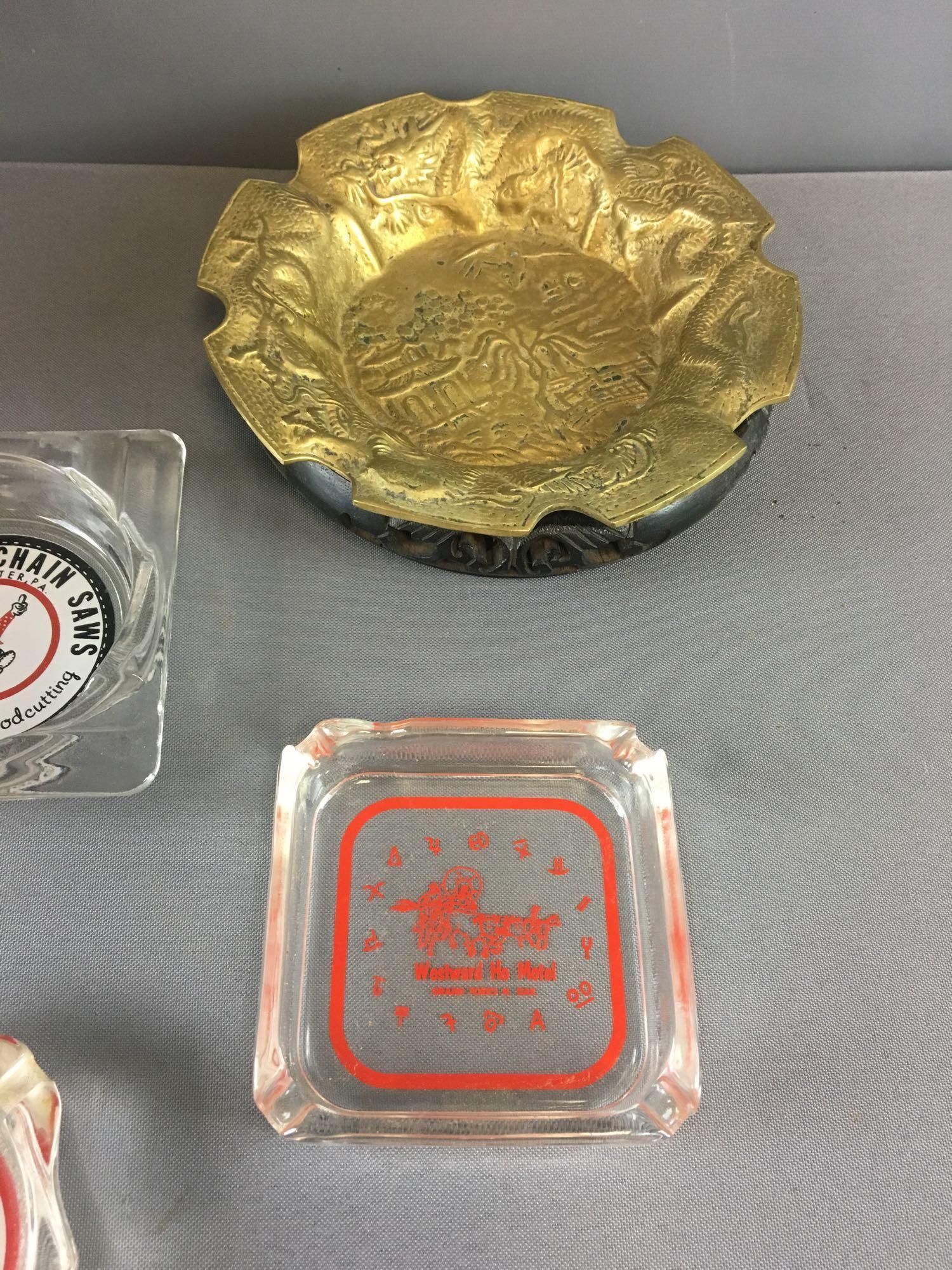 Group of 8 Vintage Ashtrays