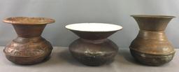 Group of 3 Vintage Spittoons