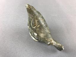 Inuit Eskimo Sea Lion Soapstone carving