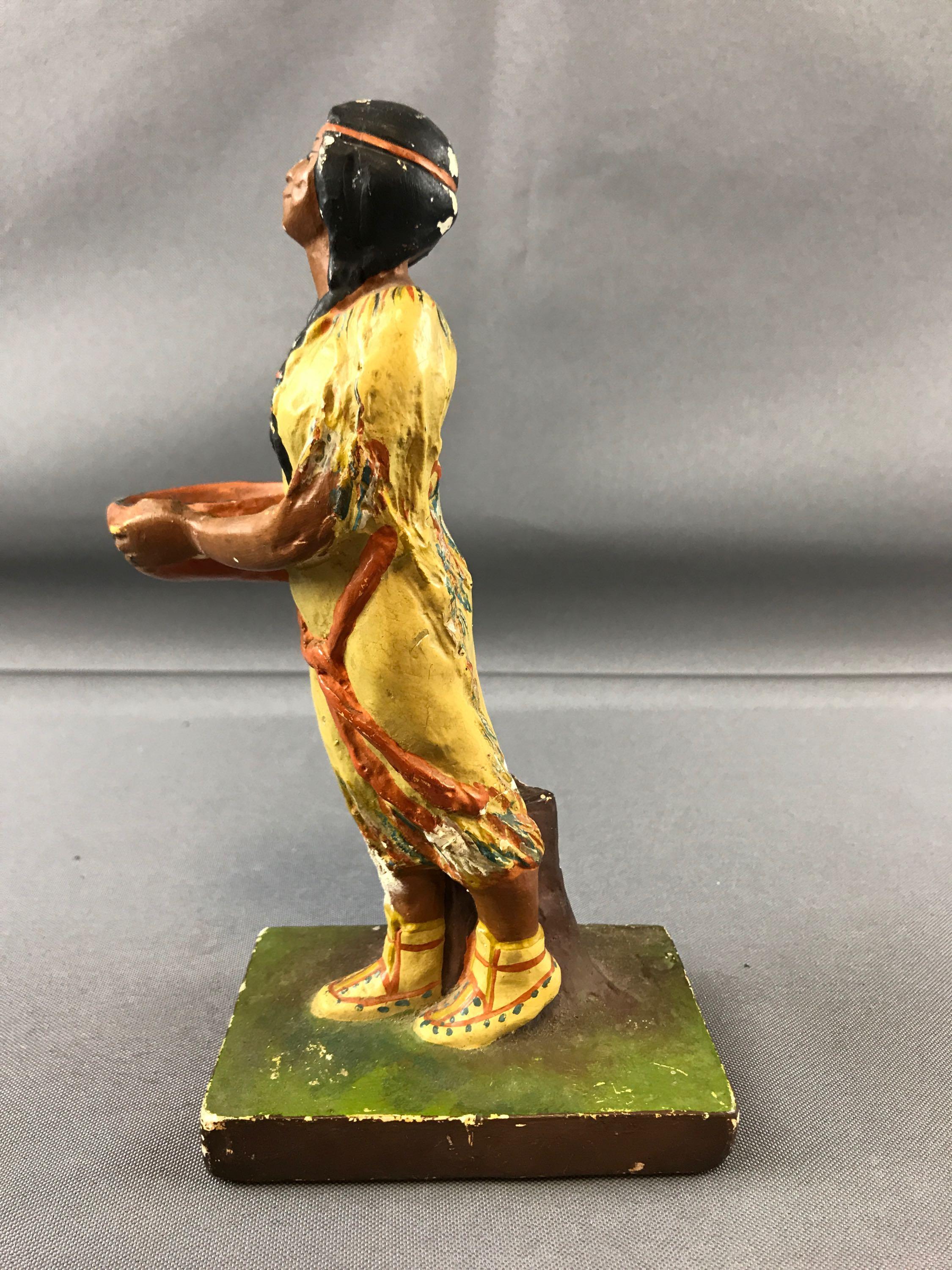 Group of 3 Native American figurines