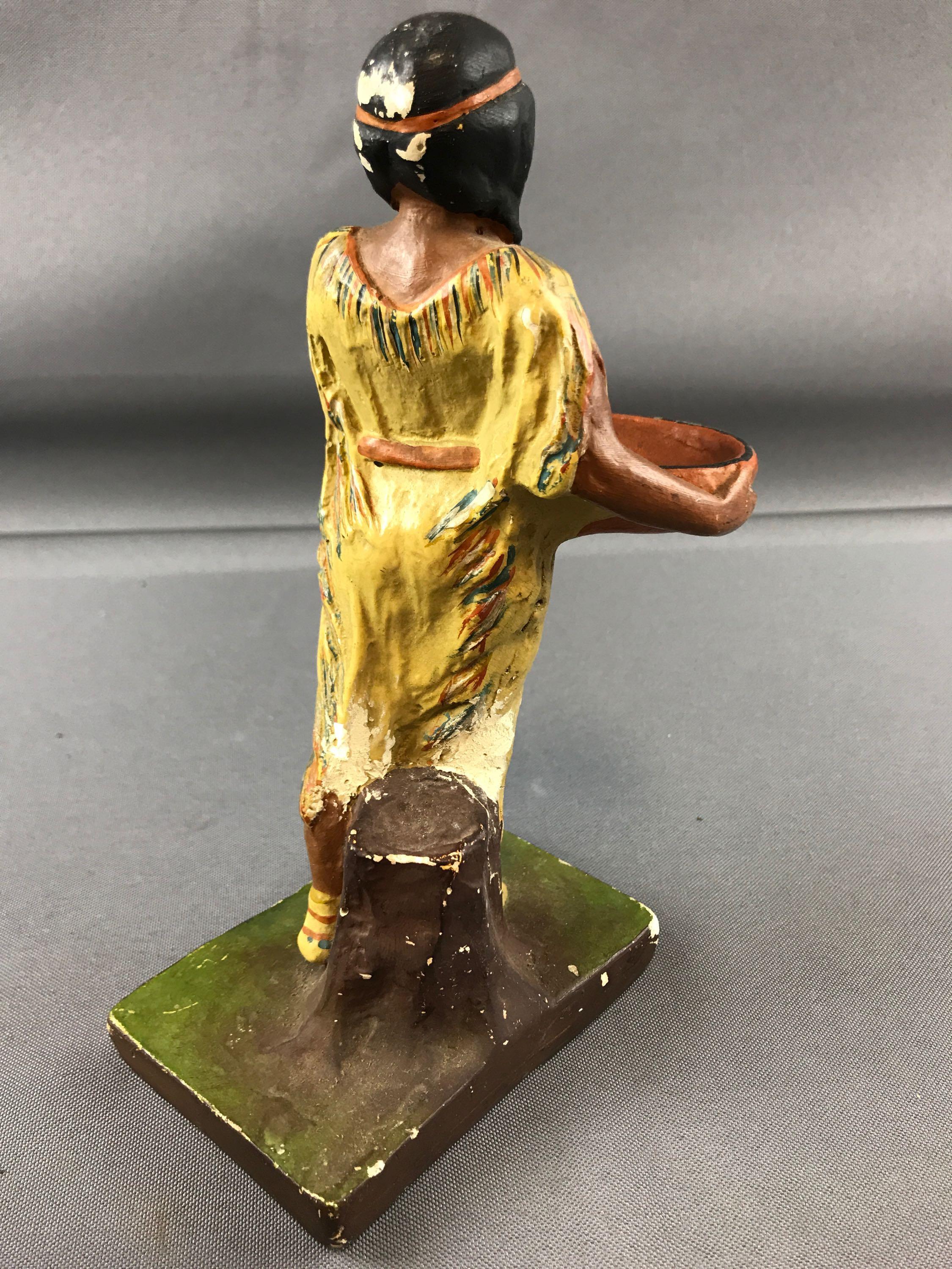 Group of 3 Native American figurines