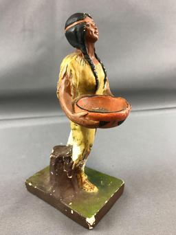 Group of 3 Native American figurines