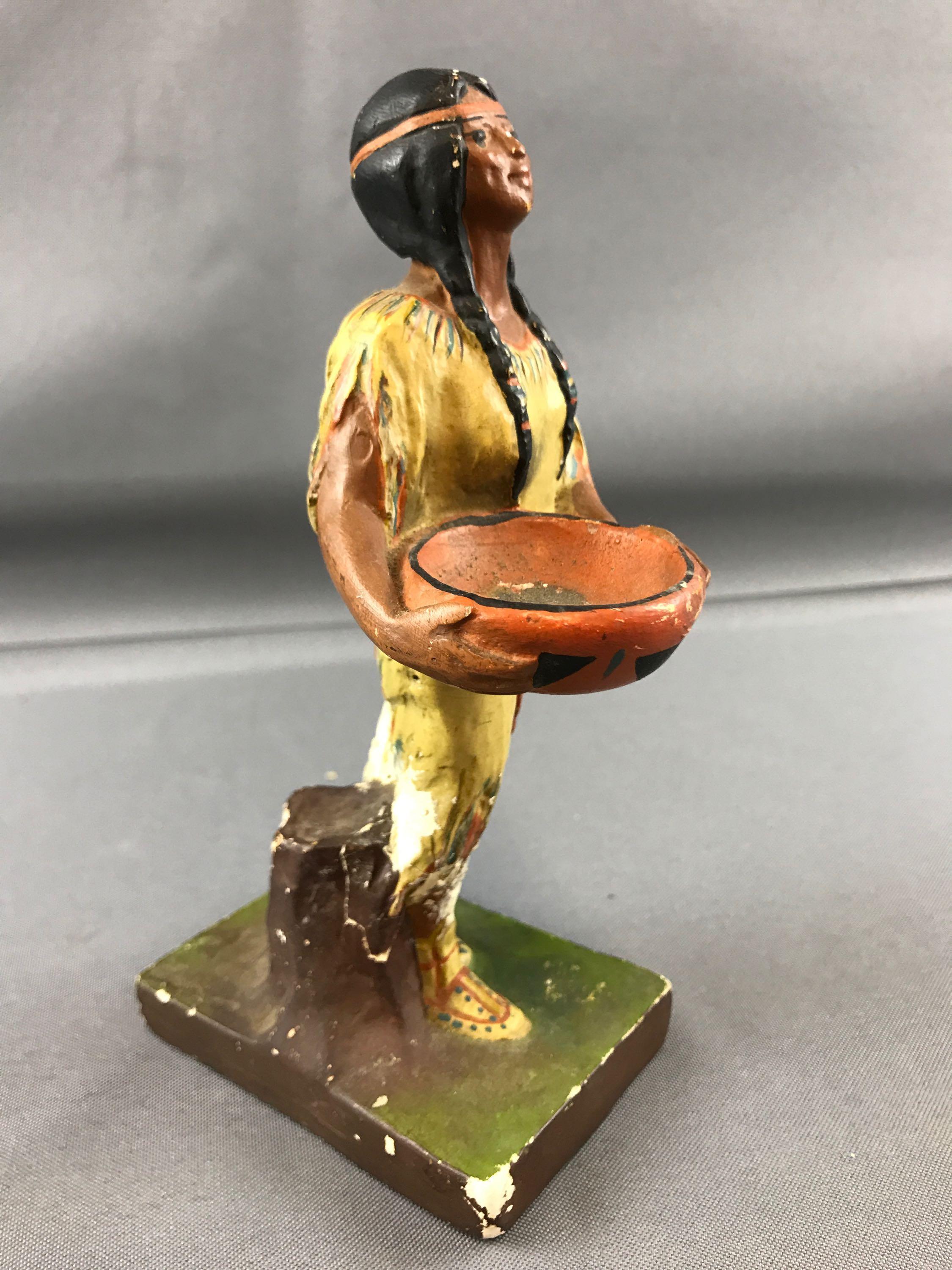 Group of 3 Native American figurines