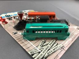 Group of 2 Vintage midgeToy train sets in original packaging