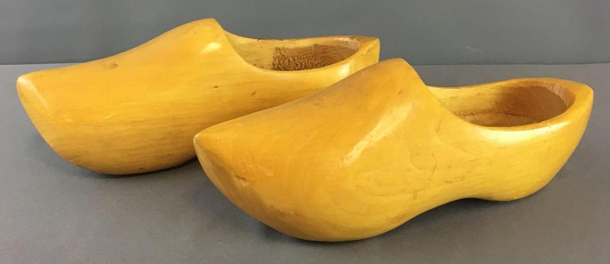 Pair of Dutch Wooden Clogs/shoes