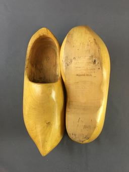 Pair of Dutch Wooden Clogs/shoes