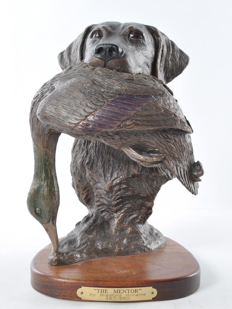 Signed "The Mentor" by Bradford Williams Statue