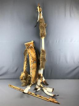 Native American Bow and Arrows