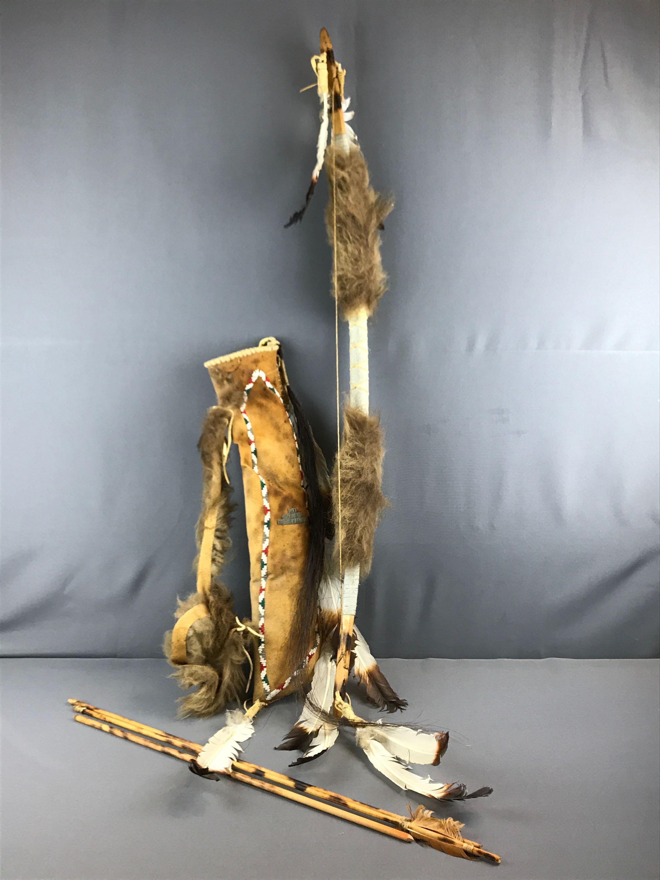 Native American Bow and Arrows