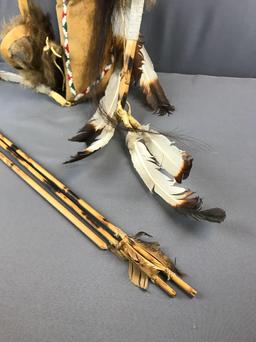 Native American Bow and Arrows