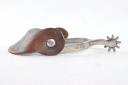 Antique Western Cowboy Crocket Bit and Spurs