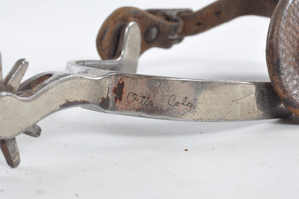 Antique Western Cowboy Crocket Bit and Spurs