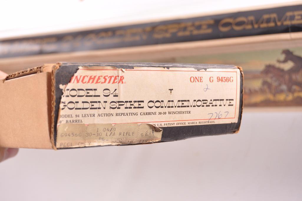Winchester Model 94 Gold Spike Commemorative 30-30 Win Cal. Lever Action Carbine