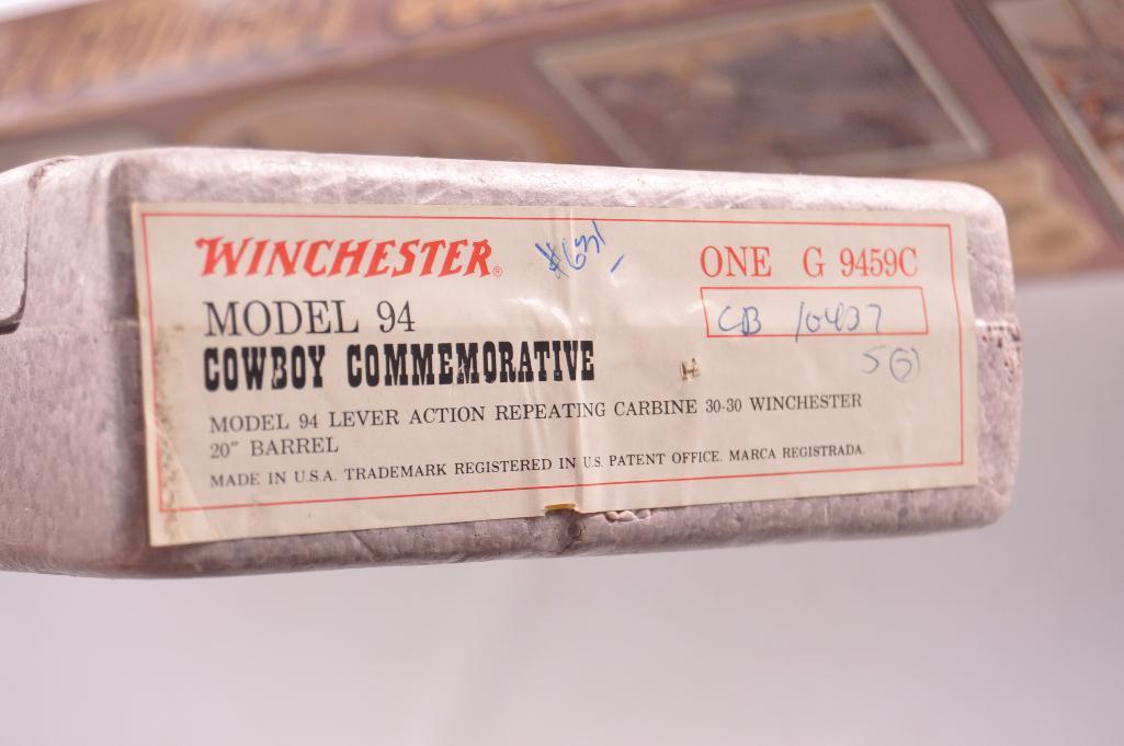 Winchester Model 94 Cowboy Commemorative 30-30 Win Cal. Lever Action Carbine