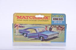 Matchbox King Size K-22 Dodge Charger Die-Cast Vehicle with Original Box