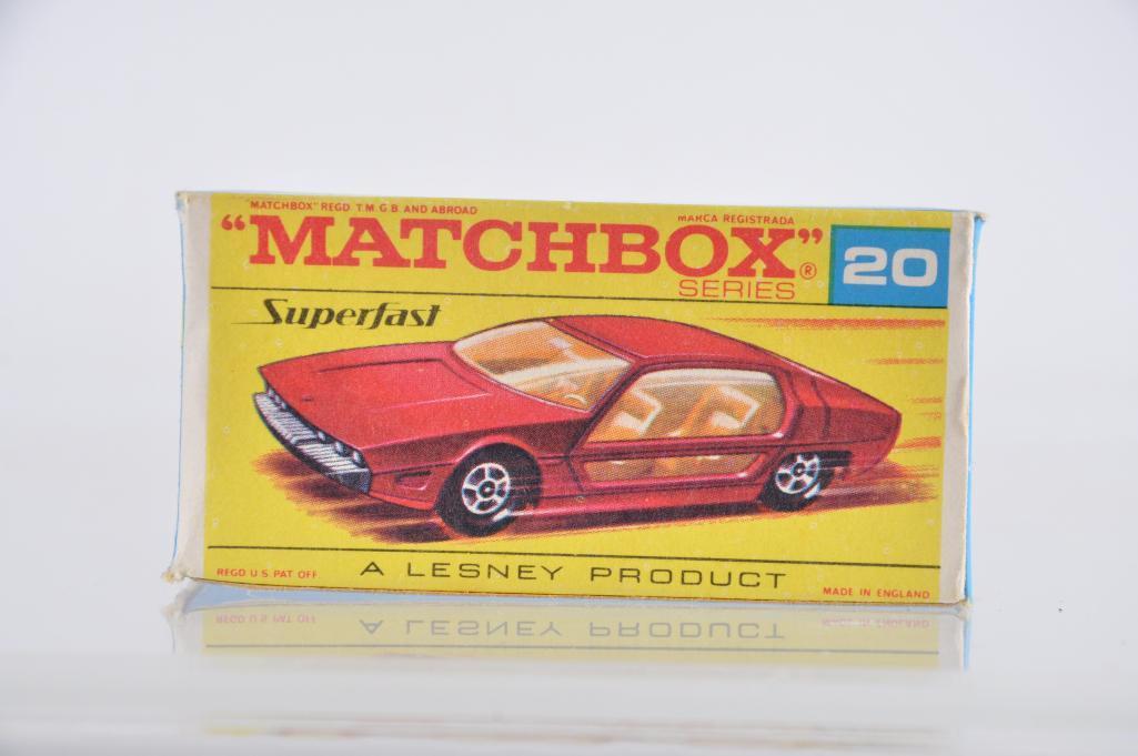 Matchbox Superfast No. 20 Lamborghini Marzel Die-Cast Vehicle with Original Box