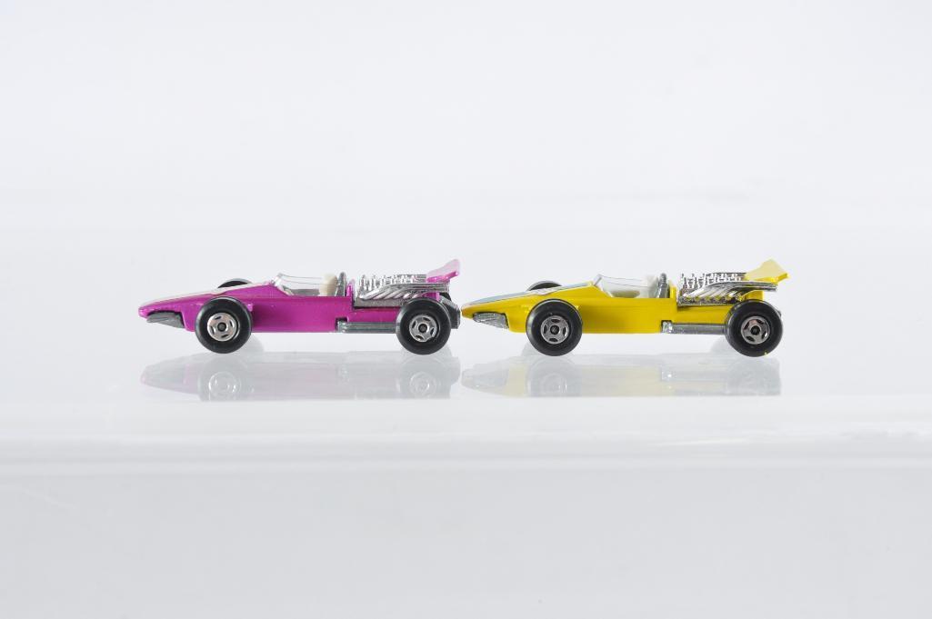 Group of 2 Matchbox Superfast No. 34 Formula 1 Racing Cars Die-Cast Vehicles with Original Boxes