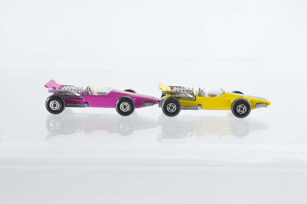 Group of 2 Matchbox Superfast No. 34 Formula 1 Racing Cars Die-Cast Vehicles with Original Boxes