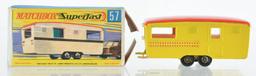 Matchbox Superfast No. 57 Trailer Caravan Die-Cast Vehicle with Original Box