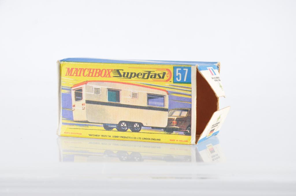 Matchbox Superfast No. 57 Trailer Caravan Die-Cast Vehicle with Original Box