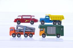 Group of 4 Matchbox Die-Cast Vehicles with Original Boxes