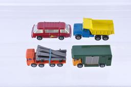 Group of 4 Matchbox Die-Cast Vehicles with Original Boxes