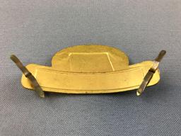 Vintage Penn Central Railway attendant hat badge