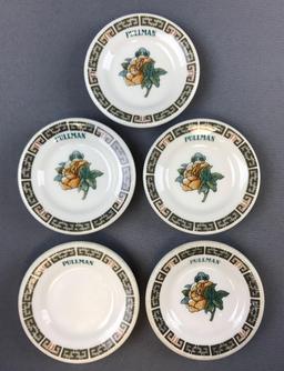 Group of 5 vintage Pullman sauce dishes