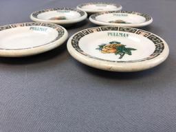 Group of 5 vintage Pullman sauce dishes