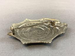 Vintage NJ central railway police badge