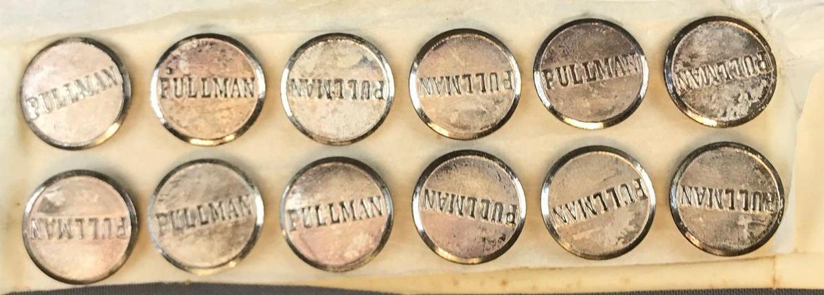 Vintage Pullman Company Uniform buttons
