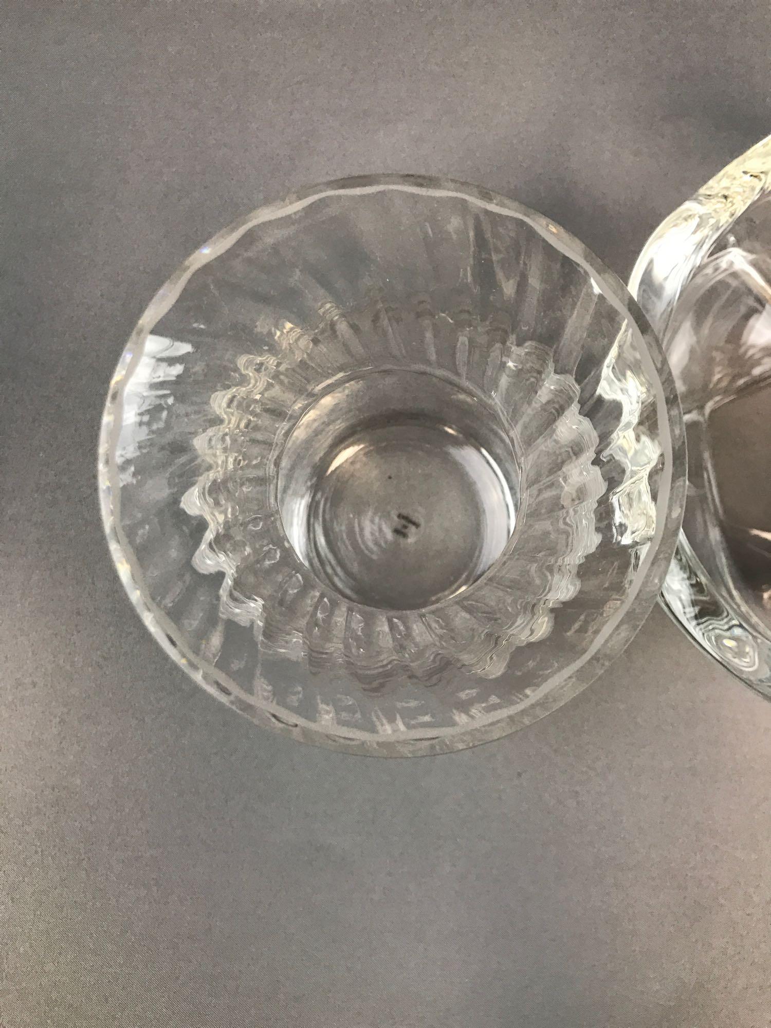 Group of 3 : Lead Crystal Vases and Bowl