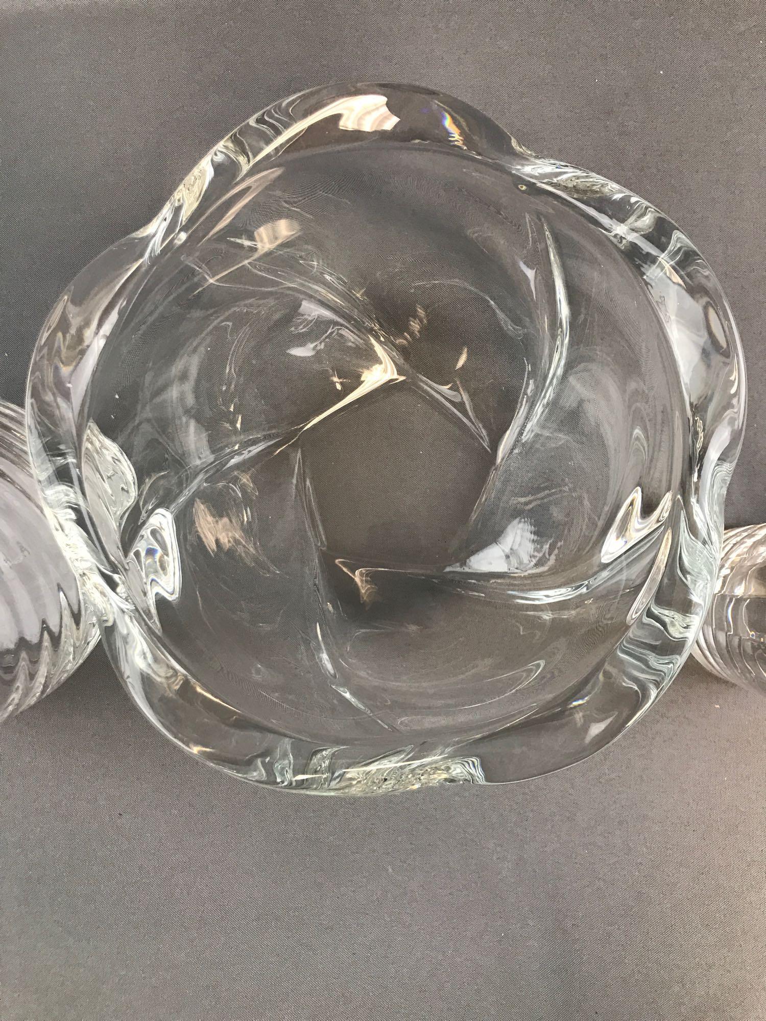 Group of 3 : Lead Crystal Vases and Bowl