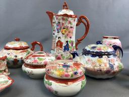 Collection of Oriental Tea Sets and Containers