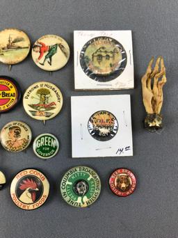 Group of Vintage Pinback Buttons