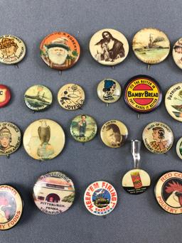 Group of Vintage Pinback Buttons