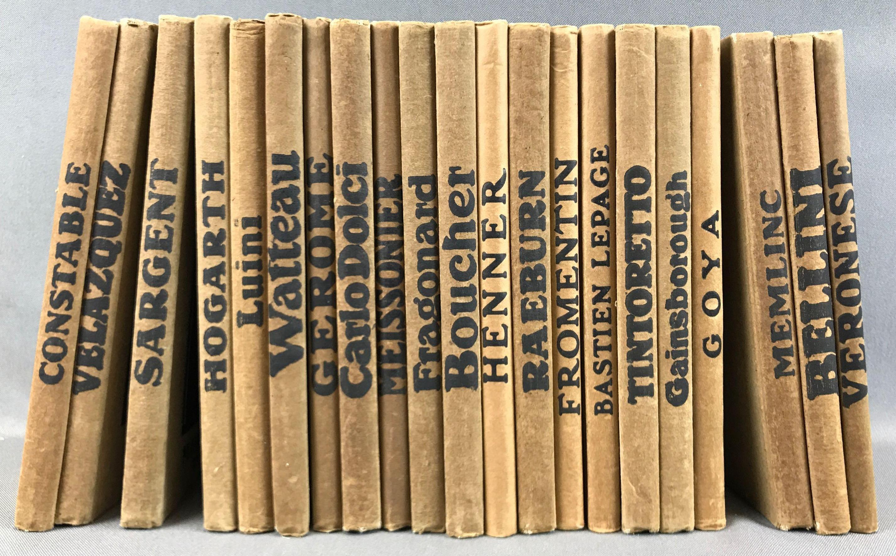 Group of 21 Volumes : "Masterpieces in Color" Artist Books - Veronese, Bellini, Memlinc + Constable