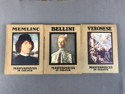 Group of 21 Volumes : "Masterpieces in Color" Artist Books - Veronese, Bellini, Memlinc + Constable