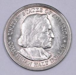1893 Columbian Exposition Commemorative Silver Half Dollar.