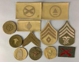 Group of 12 Original WW1 Specialty Patches