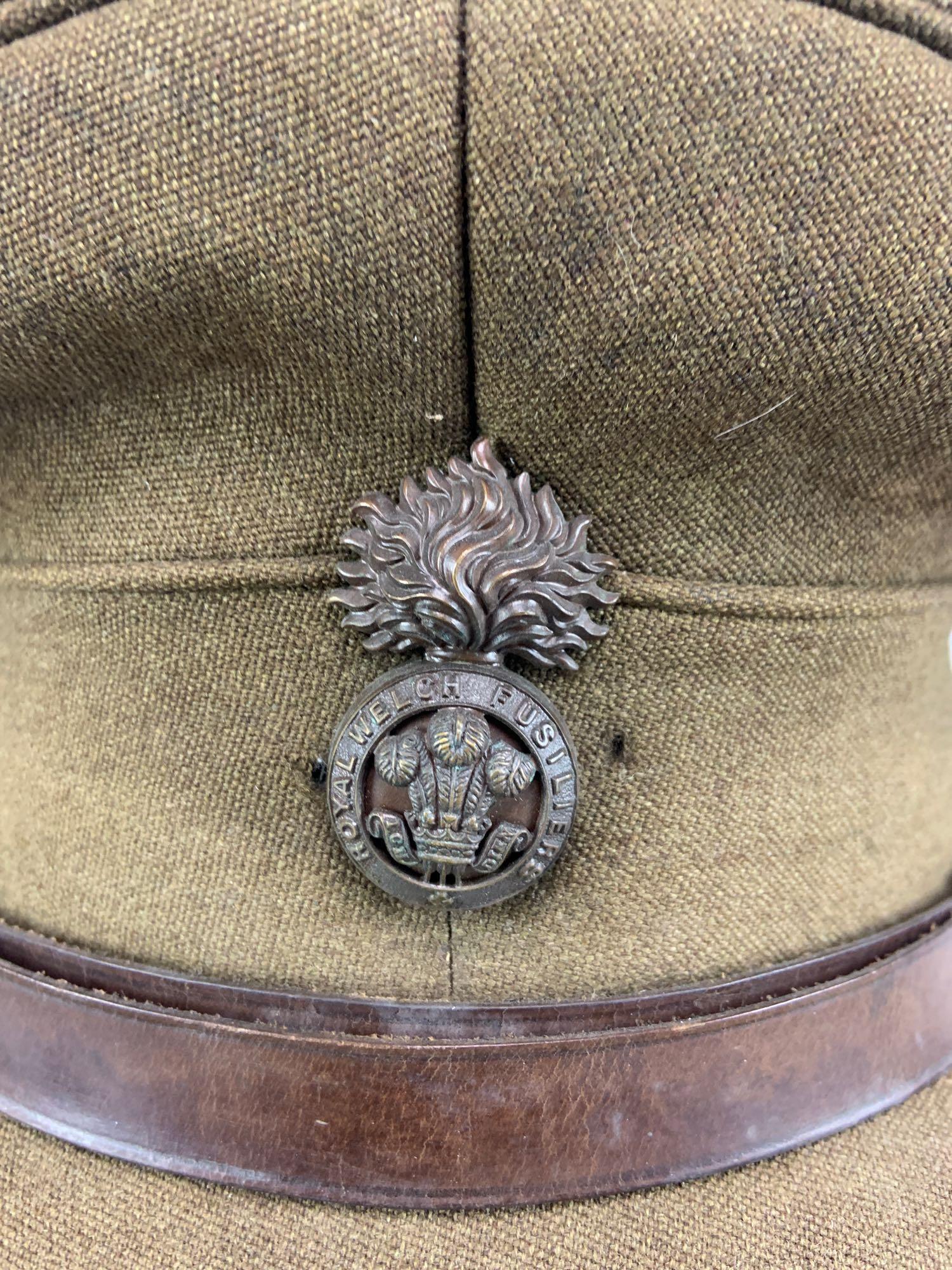 WW1 British Officers Visor Hat