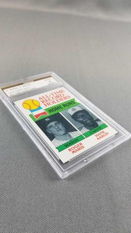 1979 Topps Maris/Aaron all time record holder card